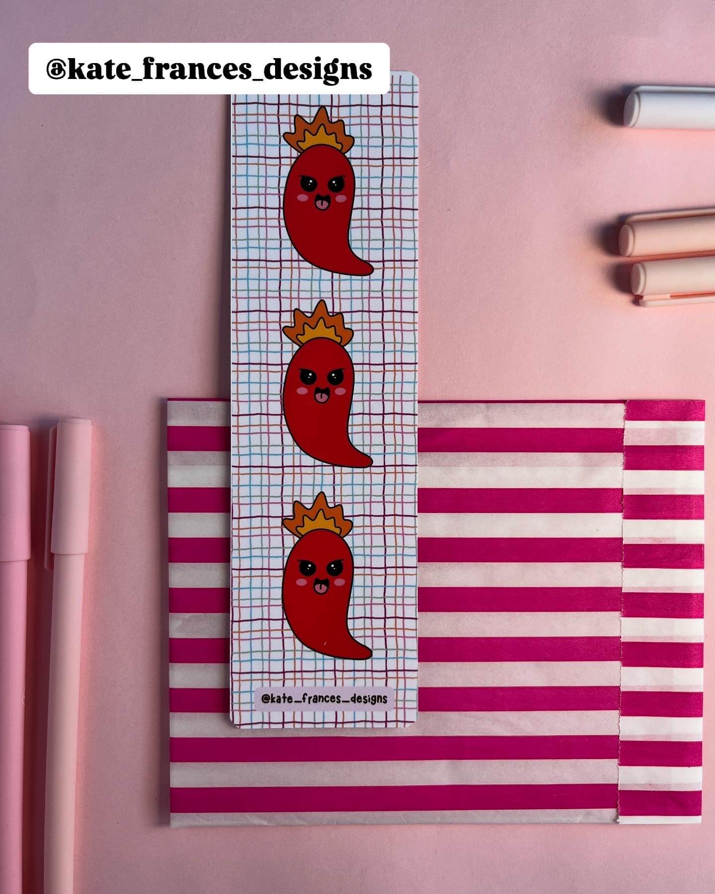 Fiery Pepper Bookmark