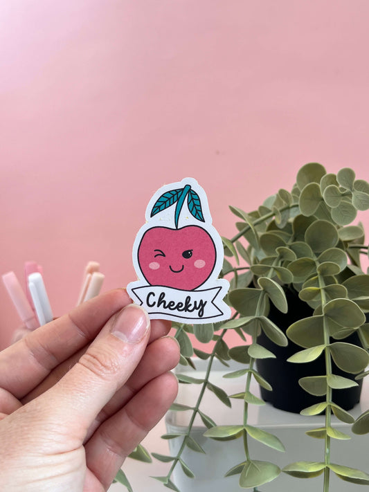 Cheeky cherry sticker