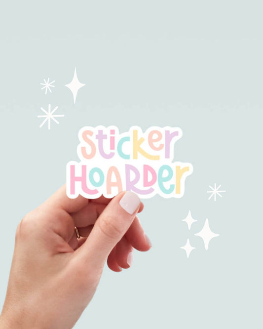 Sticker Hoarder Vinyl Sticker