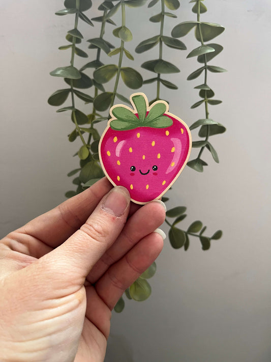 Adorable Kawaii Strawberry Fridge Magnet
